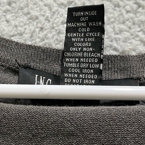 INC Cardigan Womens Large Gray Long Sleeve Button Up Sweater - Picture 9 of 9